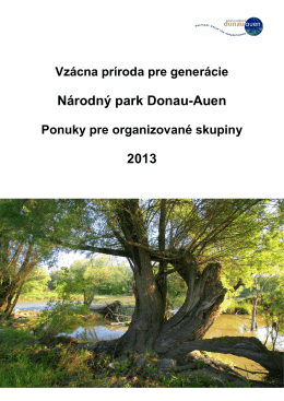 Národný park Donau-Auen 2013