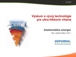 geoEnergia - IK - Geotermálna energia, aktivity vo svete
