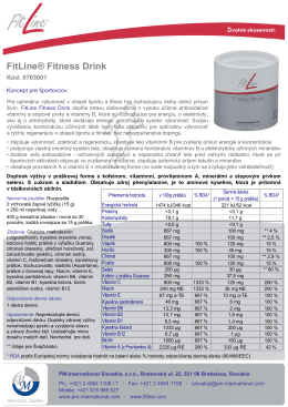 FitLine® Fitness Drink - PM