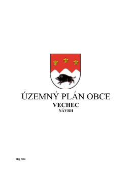 Územný plán obce Vechec 2010, návrh