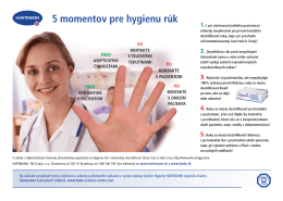5 momentov pre hygienu rúk