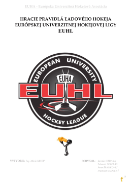 EUHA -‐‑ Európska Univerzitná Hokejová Asociácia
