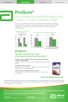 ProSure® - Výživa