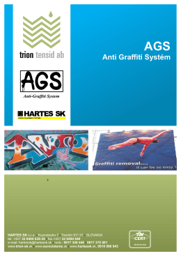 AGS-Produkty a doporučene aplikacie - trion