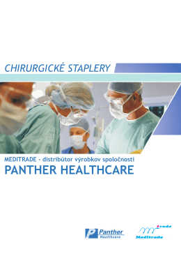 Chirurgické staplery a katery
