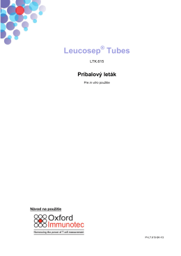 Leucosep Tubes - Oxford Immunotec