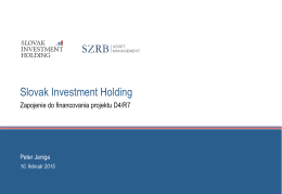 Slovak Investment Holding 11.02.2015