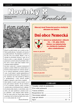 Obecné noviny 2/2010