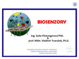 DNA biosenzor - Slovenská technická univerzita v Bratislave