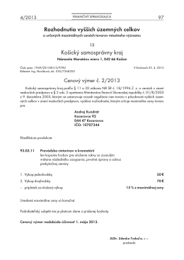 Finančný spravodajca 4/2013