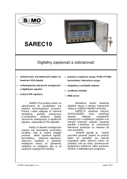 SAREC10 - SAMO Automation sro, Prešov