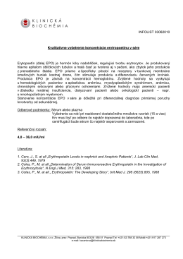 INFOLIST 03082010 Kvalitatívne vyšetrenie koncentrácie