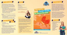 Informácie pre uchádzačov zo Slovenska - CEEPUS
