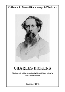 Charles Dickens - Knižnica Antona Bernoláka