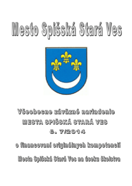 VZN ıkolstvo2015 - Mesto Spišská Stará Ves
