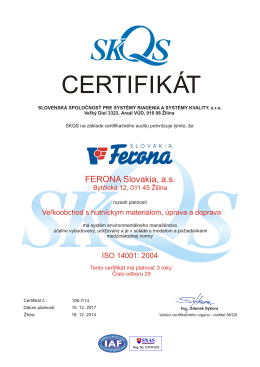 SKQS - ISO 14001:2004