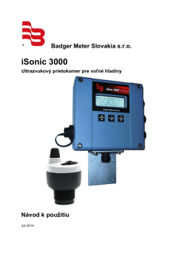iSonic 3000 - Badgermeter