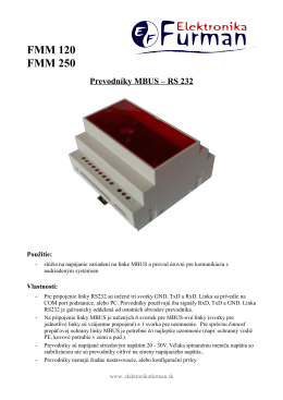 FMM 250 - Elektronika Furman