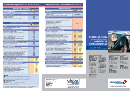 Rozsah asistenčných služieb PZP od 01. 05. 2013 leták