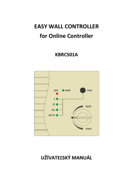 EASY WALL CONTROLLER for Online Controller