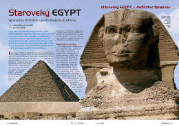 Staroveký EGYPT - Historická revue