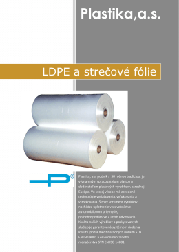 LDPE film products