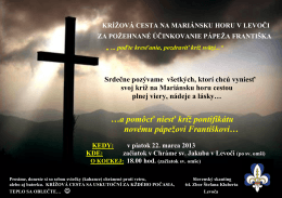 Skautská krížová cesta, Levoča r. P. 2011