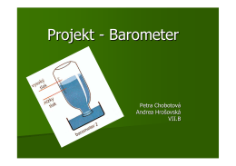 Projekt - Barometer