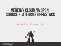 Veřejný cloud na open- source platformě OpenStack