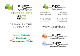 Rozpis zapasov - Young Talents FT 2014