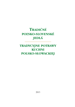 halušky - Programu cezhraničnej spolupráce Poľsko