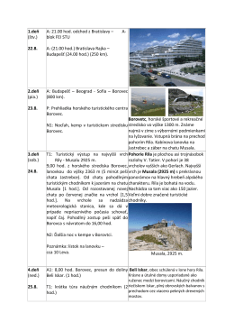 Program hory Bulharska