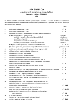 Smernica pre stanovenie poplatkov (.pdf)