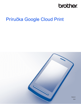 Príručka Google Cloud Print