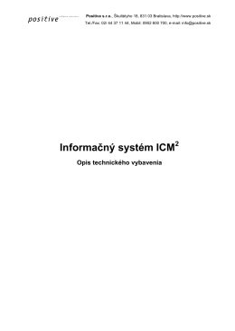 Informačný systém ICM