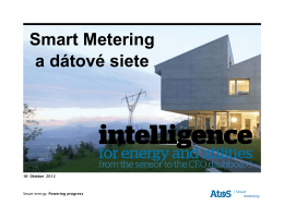 Smart Metering a dátové siete