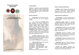 Ponuka_JT_2011.pdf - Jaskyniarska Skupina Tisovec