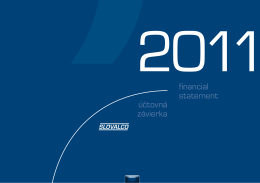 účtovná závierka financial statement