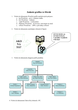 Zadanie grafika vo Worde