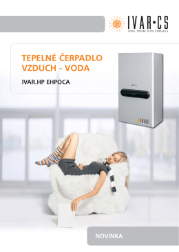 Tepelné čerpadlá IVAR.EHPOCA