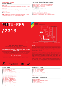 konferencie fUtU-res