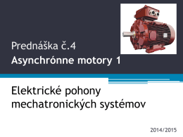 PR4 Asynchrónne motory 1