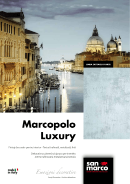Marcopolo Luxury - Colorificio San Marco