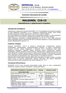 NALKANOL C10-13