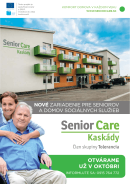 Kaskády - seniorcare.sk