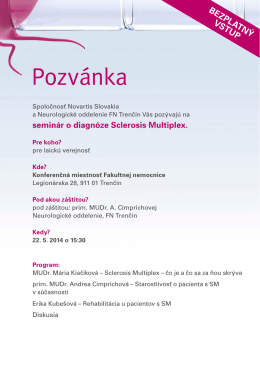 Pozvánka Trenčín