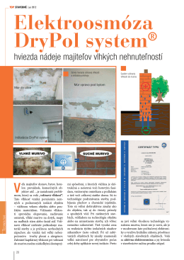 Podrobnejšie informácie o DryPol systéme