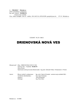 DNV - ÚPN-O textová časť