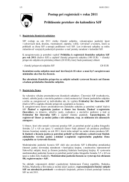 Postup pri registrácií 2011(.pdf 68kB)