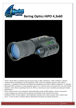 Bering Optics HiPO 4,3x60 - ESHOP